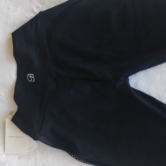 Bombshell Mohawk Leggings Mesh Side Panel Black L - XL - Picture 11 of 16